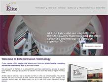 Tablet Screenshot of eliteextrusion.com